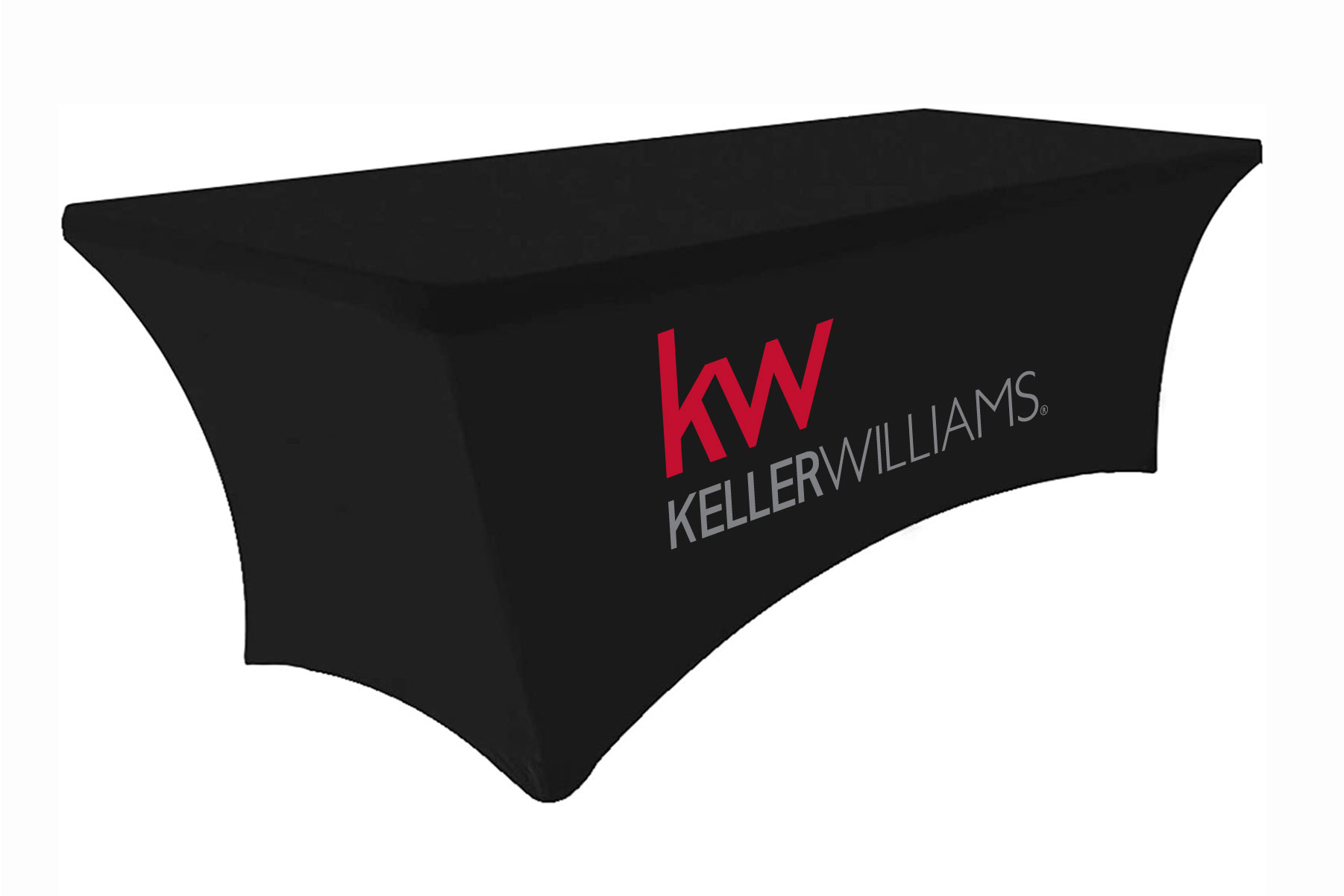 Keller Williams 6 ft. Stretch Table Throw 3sided with Custom Print