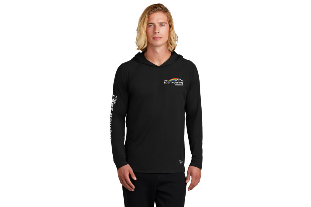 The LGBT Housing Initiative | New Era® Power Long Sleeve Hoodie - Direct To Film