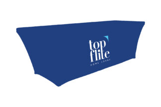Top Flite Home Loans | 8ft. 4-sided Table Throw with Custom Print