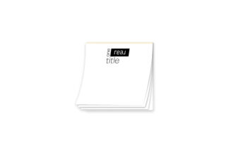 One Real Title | 3x3 Sticky Notes (250 units Bulk Order)